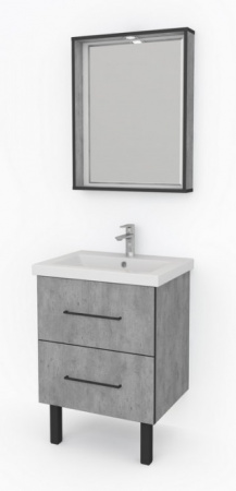 Зеркало с подсветкой Kaksa Verona 004625 серый фото