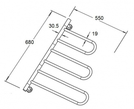 Электрический полотенцесушитель Zorg Antic ZR 009 фото