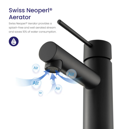 Смеситель для раковины Timo Saona 2361/03F Черный фото