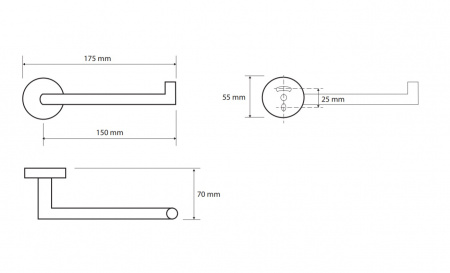 Держатель для туалетной бумаги Bemeta White 104212034 фото