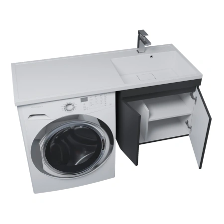 Тумба под стиральную машину Uperwood Magenta 5930205161 черная фото