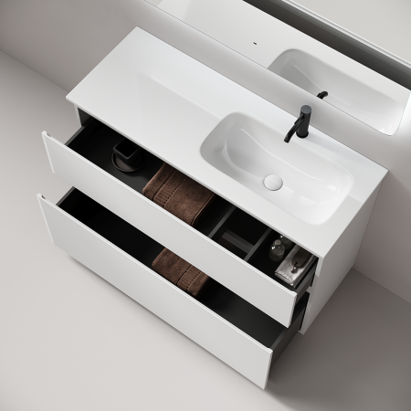 Тумба под раковину Sancos Folk Floor FL120FRW белая фото