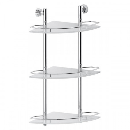 Полка угловая с ограничителем тройная FBS Vizovice VIZ 073 28 см фото