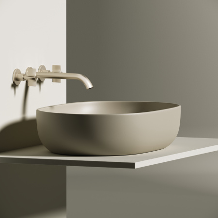 Накладная раковина Ceramica Nova Element CN6047MC 60x41,5 капучино матовый фото