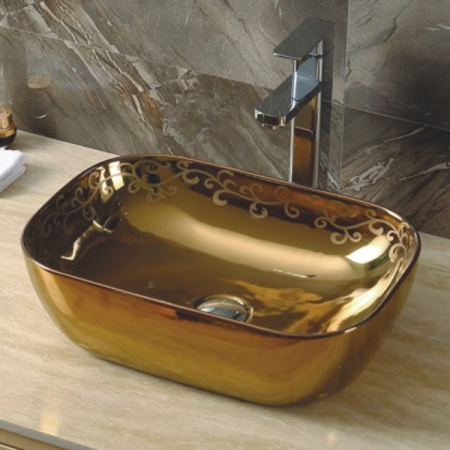 Накладная раковина CeramaLux NC 424 45,5х32,5 фото