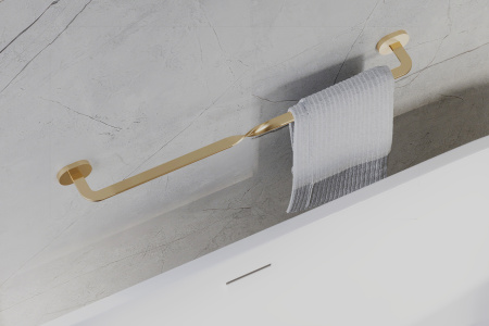 Полотенцедержатель Abber Tanz AA1C52BG золото брашированное фото