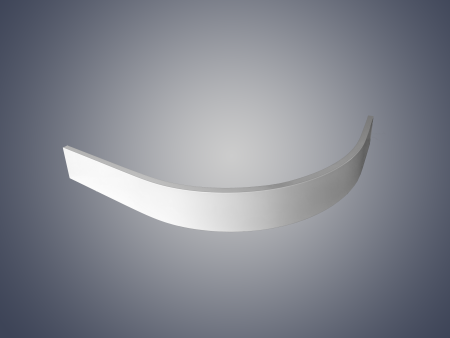 Экран для поддона полукруглый WeltWasser SKR12080-WT L/R 118х78х10 белый фото