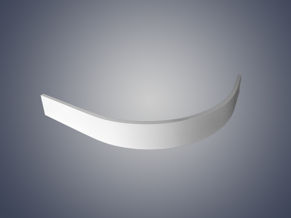 Экран для поддона полукруглый WeltWasser SKR12080-WT L/R 118х78х10 белый фото