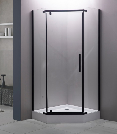 Душевой уголок Esbano ESUGD7170B 100x100 черный матовый фото