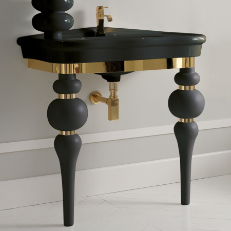 Консоль с раковиной 3SC Via Veneto VV3090NGD 90 см фото