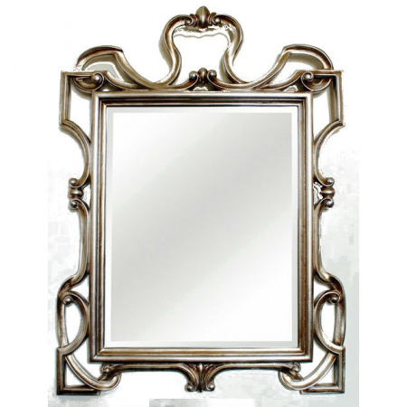 Зеркало в раме Art-Zerkalo King Silver FA125SL 75x90 см фото