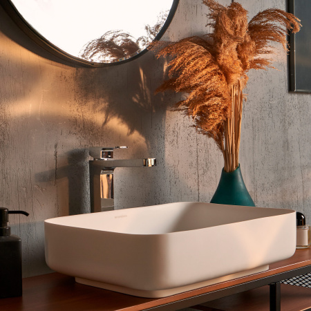 Накладная раковина Montebianco Loreto lungo 495 12017 49x36 фото