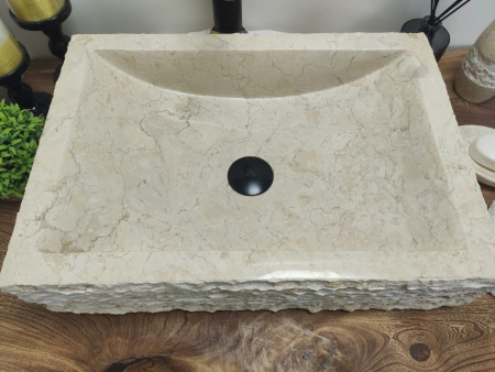 Раковина из мрамора Indo Prau Crem Marmo PM-00264 фото