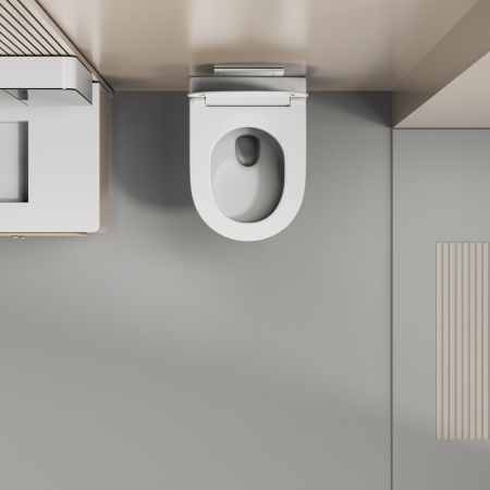 Подвесной унитаз с ультратонким ободком Abber Ultra AC1301 фото