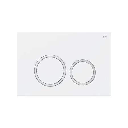 Клавиша смыва Iddis Unifix 004 UNI03WCi77 белая матовая/хром фото