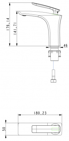 Смеситель для раковины Timo Helmi 4061/00-16F фото