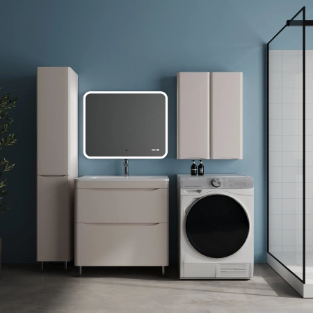 Тумба под раковину Style Line Бергамо мини 80 СС-00002533 антискрейтч, карамель фото