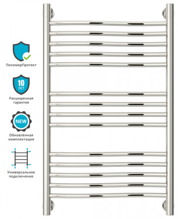 Водяной полотенцесушитель Сунержа Флюид 80x50 00-0222-8050 фото