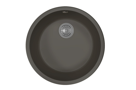 Кухонная мойка ВЕГА ЗЕРО Florentina 22.425.D0440 антрацит фото