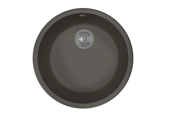 Кухонная мойка ВЕГА ЗЕРО Florentina 22.425.D0440 антрацит фото