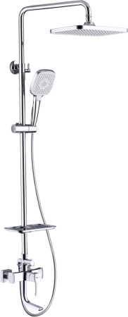 Душевая стойка с тропическим душем Lemark Evitta LM0562C фото