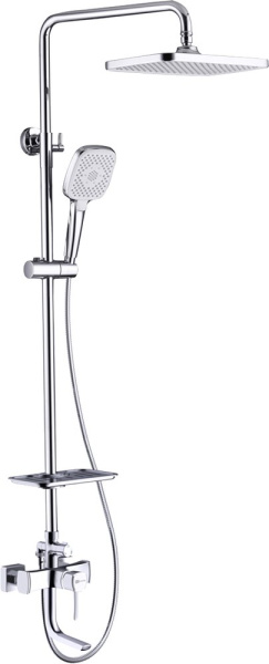 Душевая стойка с тропическим душем Lemark Evitta LM0562C фото