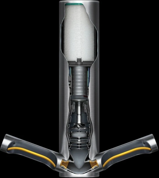 Сушилка для рук Dyson Airblade 9kJ HU03 нержавеющая сталь 314696-01 фото