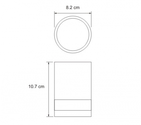 Стакан для зубных щеток настольный WasserKRAFT Inn K-4328 фото