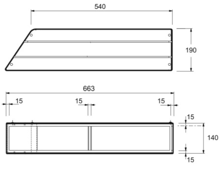 Ступенька для ванной Jacob Delafon Bain Douche Neo E6D001-00 фото