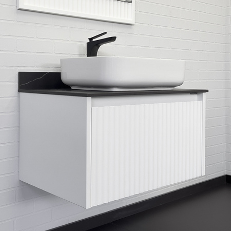 Тумба с раковиной и столешницей Comforty Марсель-75 00-00013395 фото