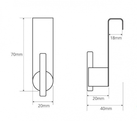 Крючок для ванной одинарный Bemeta Omega 104106152 фото