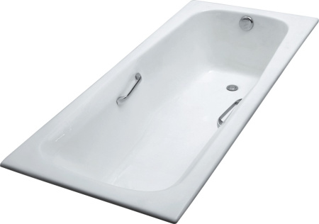 Чугунная ванна с ручками Kaiser КВ-1502 180x80 фото