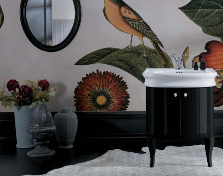 Зеркало Simas Lante LAS1 nero черное фото