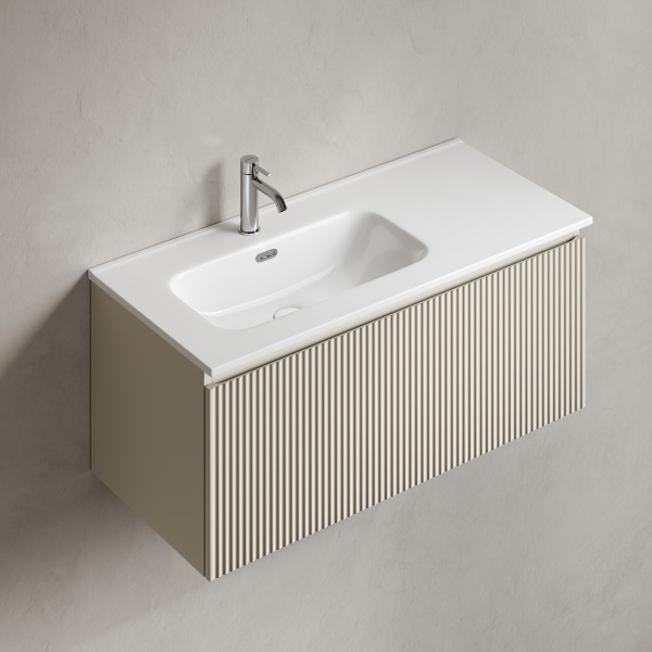 Тумба под раковину Sancos Snob R 1.0 SNR1.0100LCE Beige Soft фото