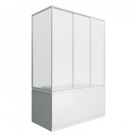 Шторка для ванны раздвижная Bas Лима пластик (3 ств.) фото