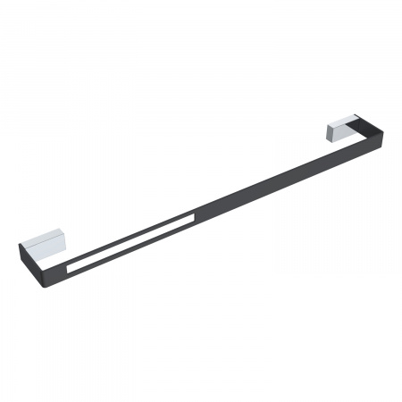 Полотенцедержатель Boheme Q 10942-CR-B черный/хром фото