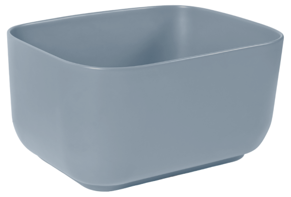 Накладная раковина SantiLine SL-1112BM 46x37 голубая матовая фото