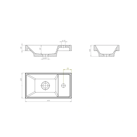 Раковина Uperwood Classic New 40 2911020334 фото