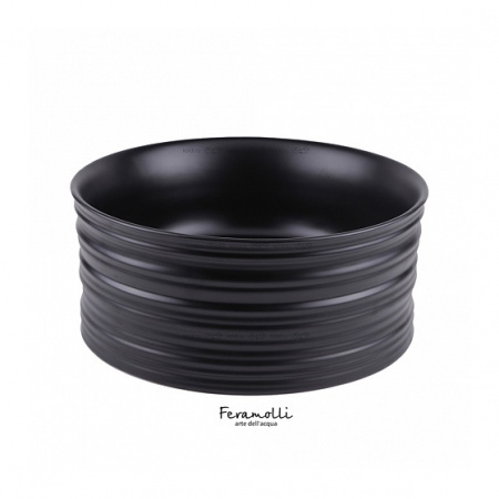 Раковина накладная Feramolli CL563 Black Saphire фото