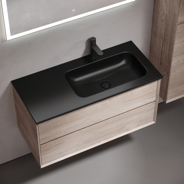 Тумба под раковину Sancos Marmi 2.0 MR2.0100REG дуб галифакс натуральный фото