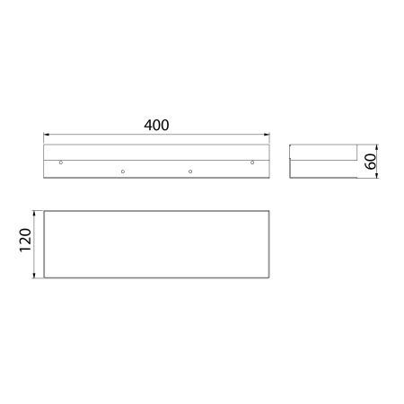 Металлическая полка Lemark Shelf Line 9772053 фото