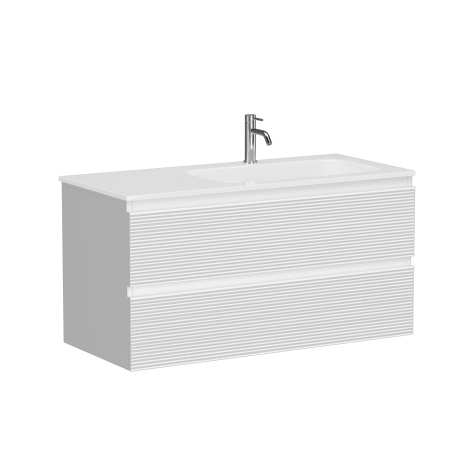 Тумба под раковину Sancos Folk FL100RW белая фото