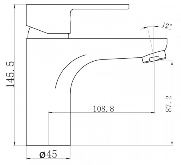 Смеситель для раковины BelBagno Loyd LOY-LVM-CRM фото