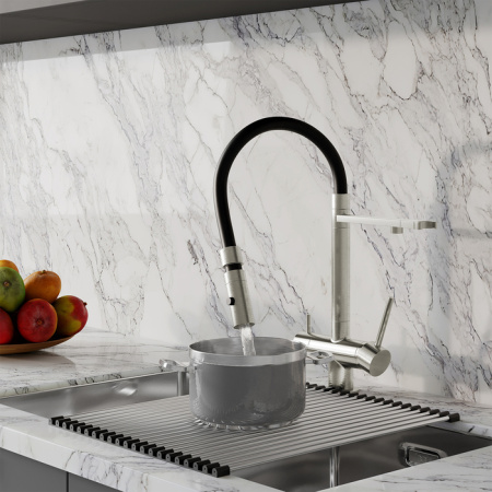 Смеситель для кухни под фильтр Iddis Ace ACEBNFFi05 сатин фото