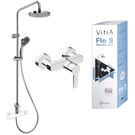 Душевая система Vitra System Rain A49234EXP Хром фото