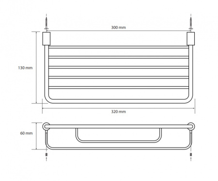 Мыльница настенная Bemeta Cytro 146208112 фото