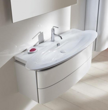 Тумба с раковиной Jacob Delafon Presquile EB1104-G1C белая 83 см фото