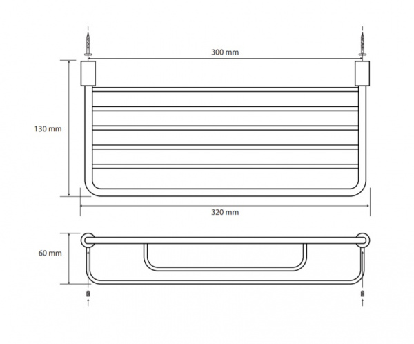 Мыльница настенная Bemeta Cytro 146208112 фото