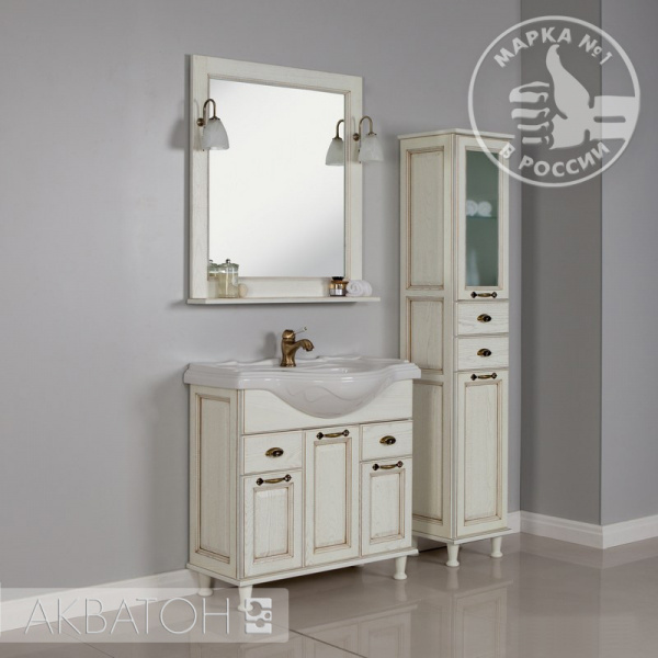 Шкаф-колонна Акватон Жерона 1A158903GEM4R R фото