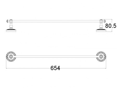 Полотенцедержатель Zorg Antic AZR 12 BR фото